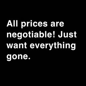 Negotiable pricing